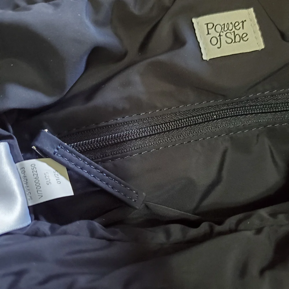 NWOT Athleta All About Medium Crossbody Hobo Bag In Navy